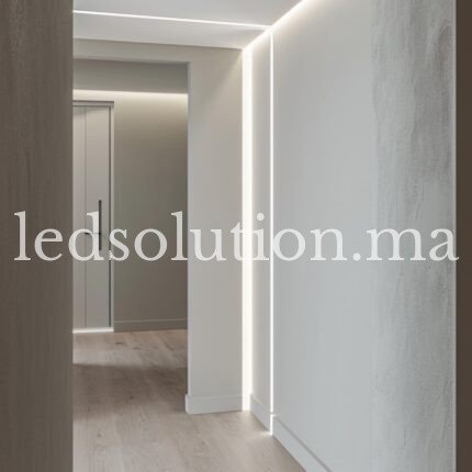 profile d angle led avec diffuseur kit complet 20x20mm bande led 10 mm 1 metre