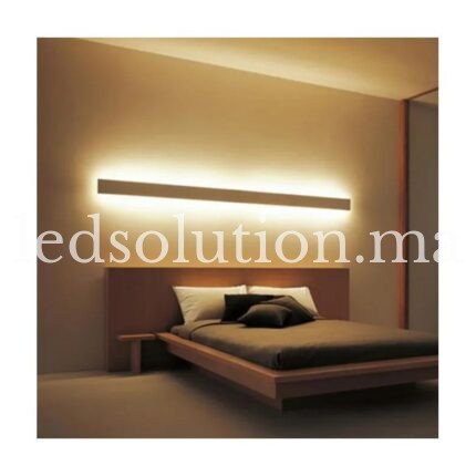 Profilé Aluminium Léche-Mur Haut/Bas 18x49mm 2M LED