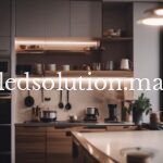 profile led de surface 17x14mm kit complet 1 metre maroc