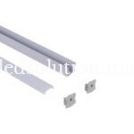 profile led de surface 17x14mm kit complet 1 metre ma