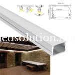 Profilé en aluminium en saillie pour ruban LED 18x12 mm - Maroc